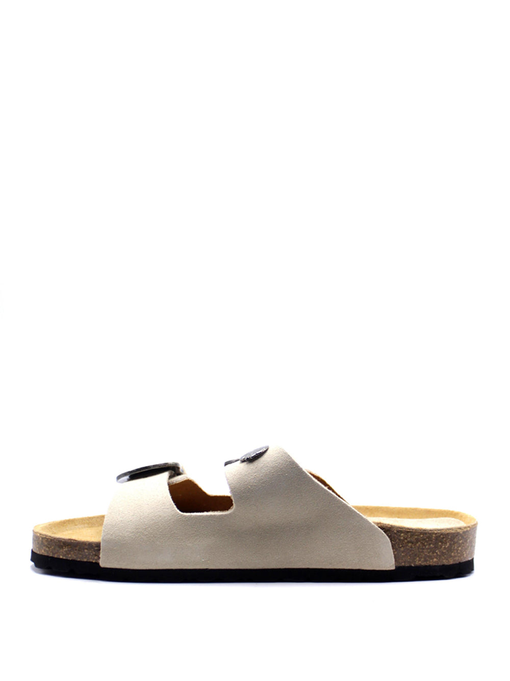 TAJI Sandali slide Donna - Beige modello BUCKLE INDY
