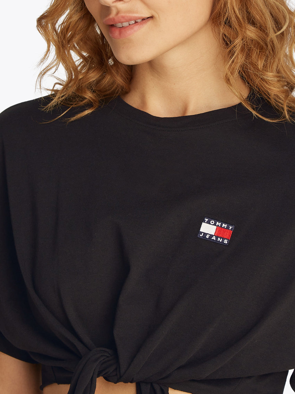 TOMMY HILFIGER T-shirt Donna - Nero modello DW0DW20321
