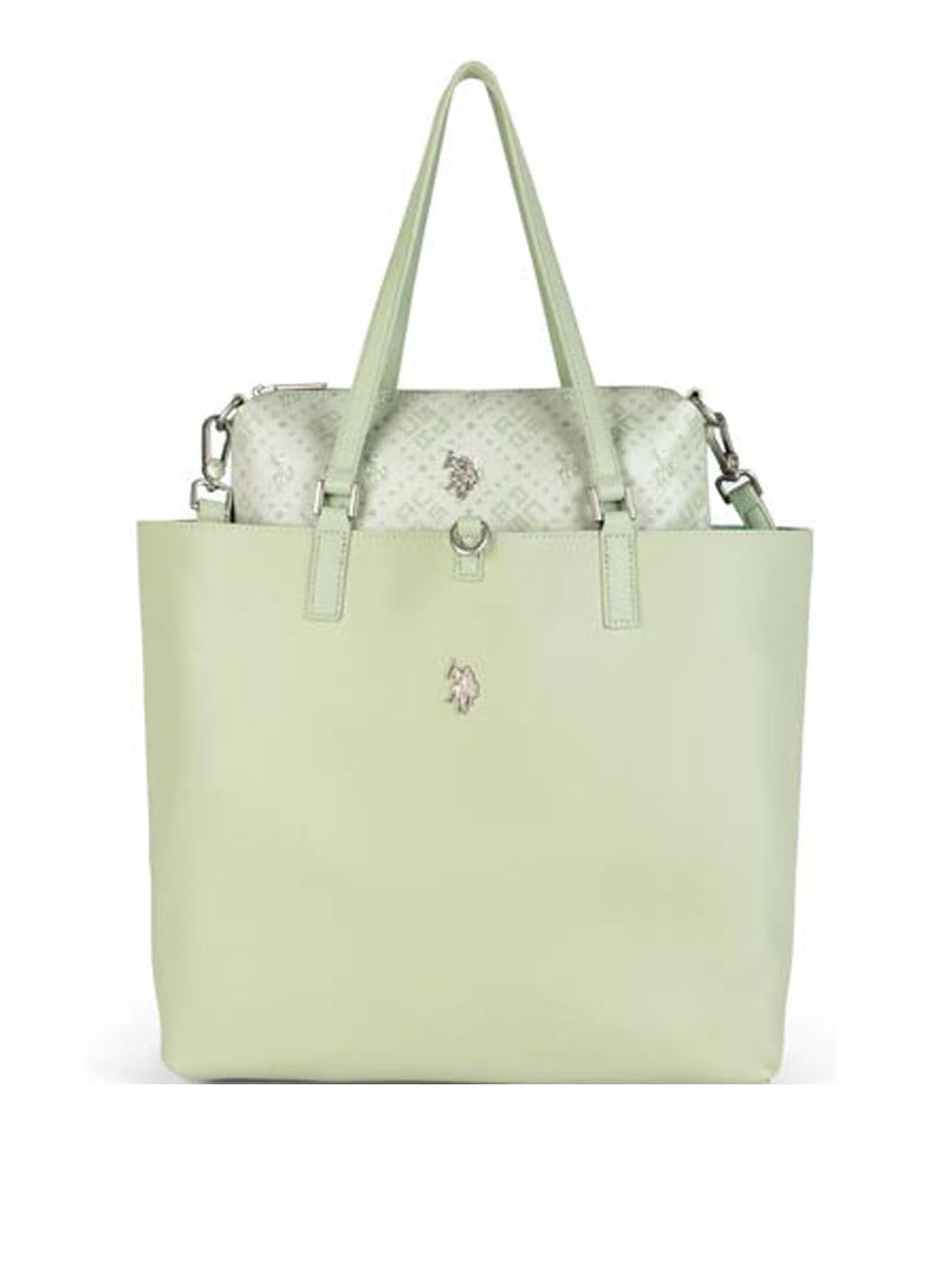 U.S. POLO ASSN. Borsa Shopping Donna - Verde modello BEUM08707WV