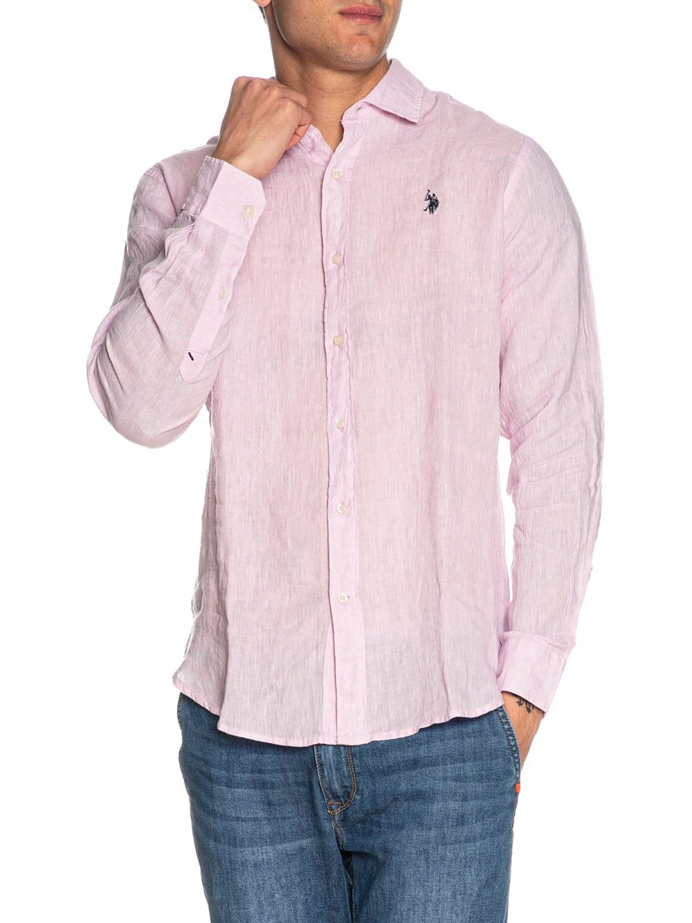 POLO Camicia Uomo Rosa modello US41104023 US41104023