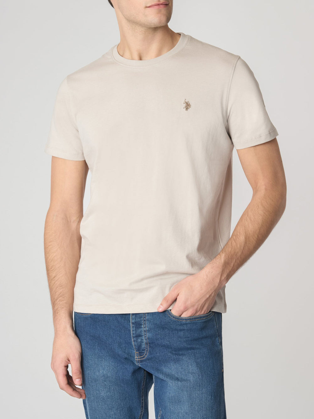 U.S. POLO ASSN. T-shirt Uomo - Beige modello US41154004