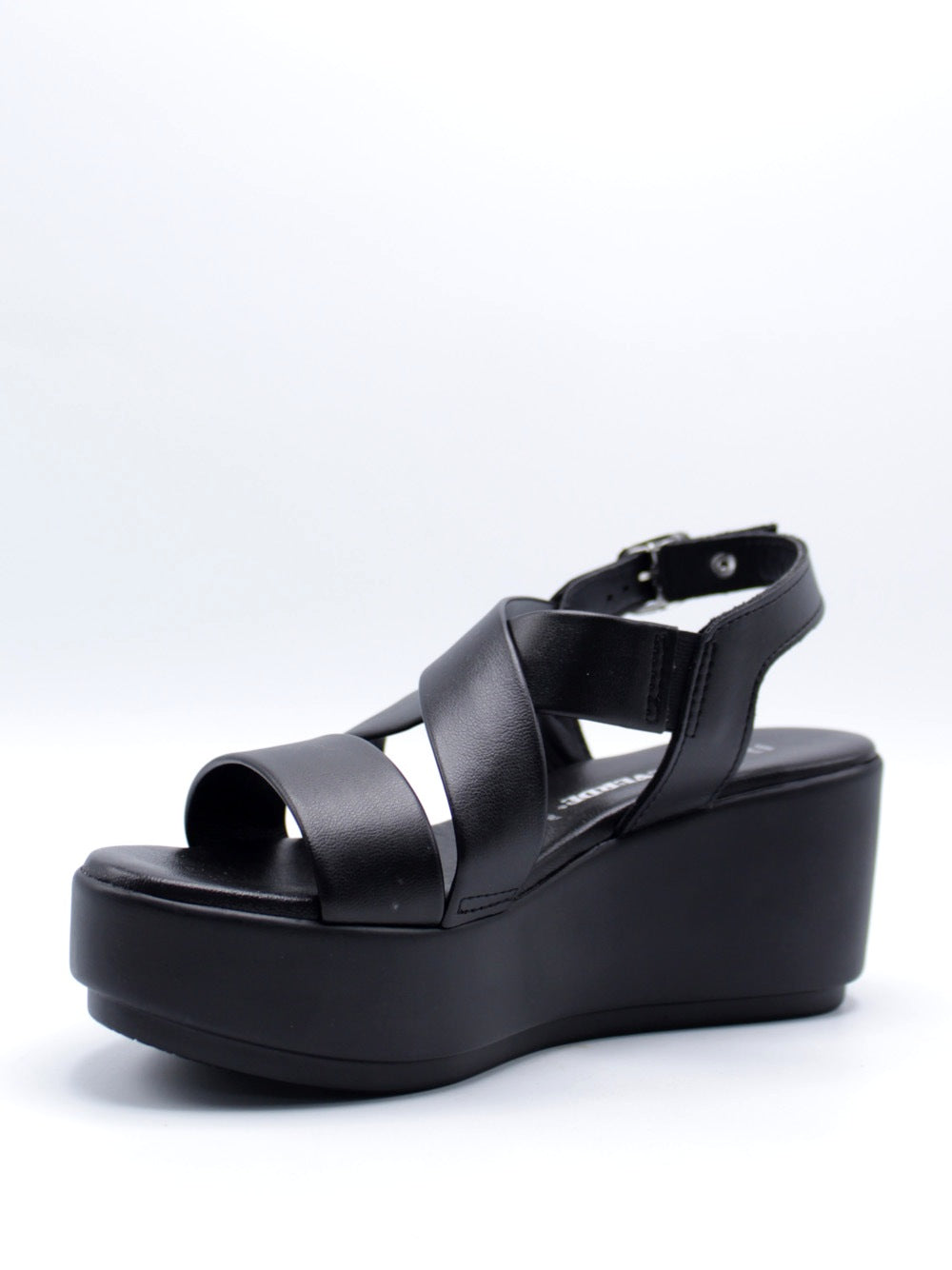 VALLEVERDE Sandali con zeppa Donna - Nero modello 24400