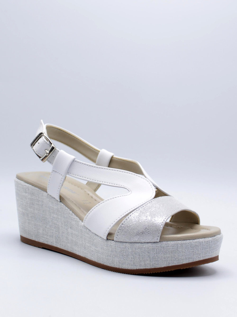 VALLEVERDE Sandali con zeppa Donna - Bianco modello 32212