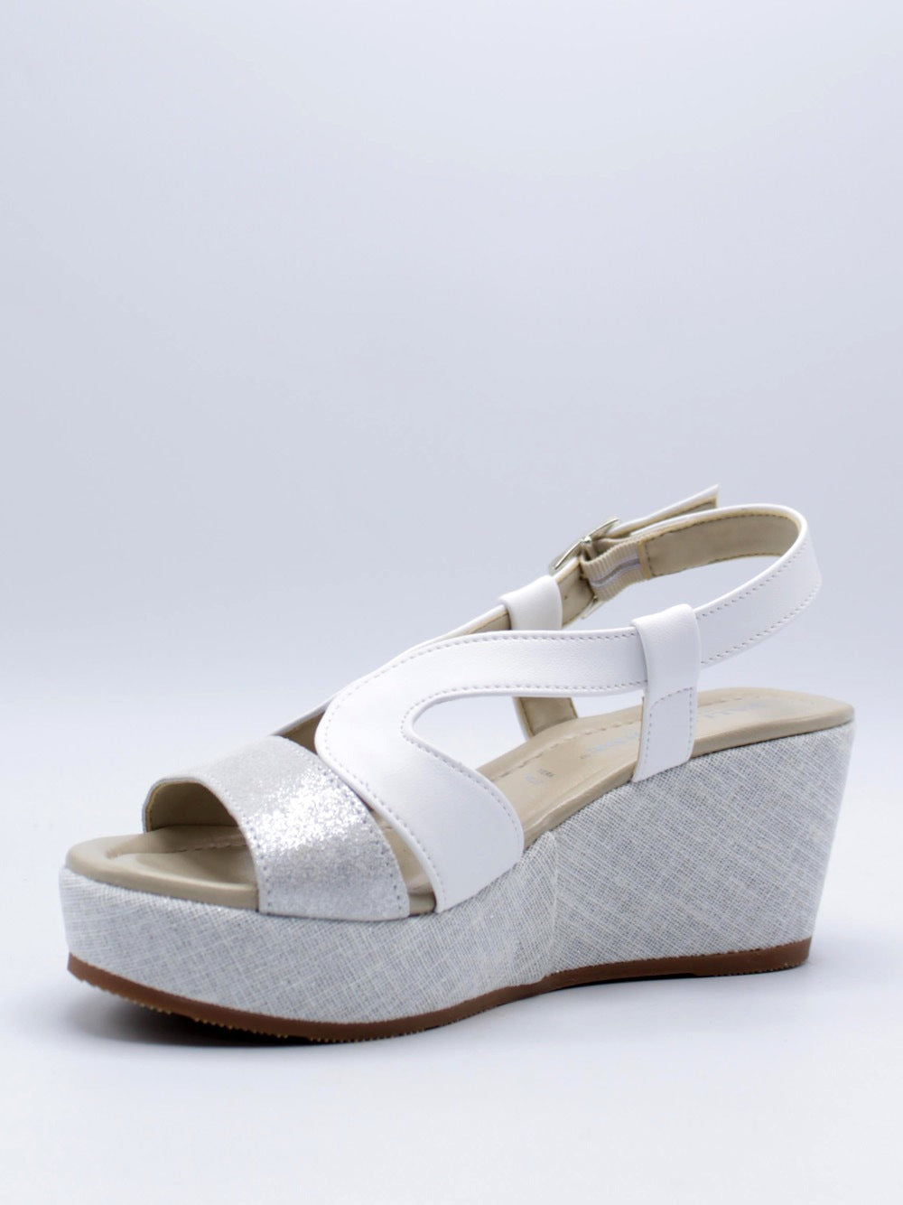VALLEVERDE Sandali con zeppa Donna - Bianco modello 32212