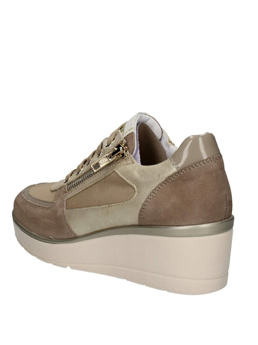 VALLEVERDE Sneakers con zeppa Donna - Beige modello 36440