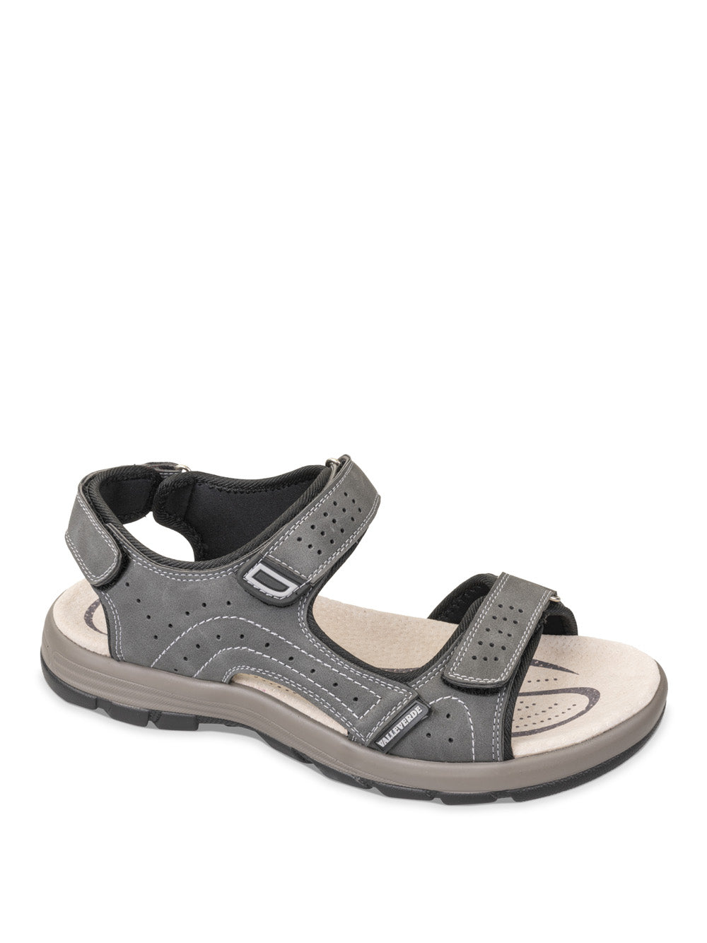 VALLEVERDE Sandali con strappi Uomo - Grigio modello 54802