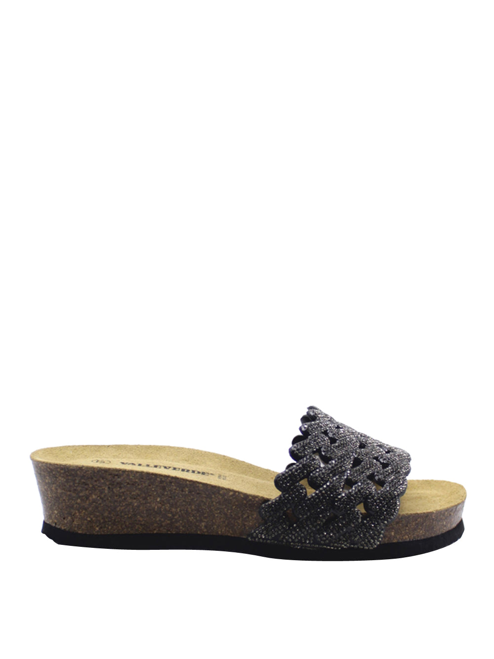 Valleverde VG306 Sabbia Infradito zeppa bassa Donna - Vitiello Calzature