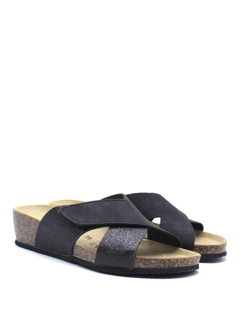 VALLEVERDE Sandali con zeppa Donna - Nero modello VG1299