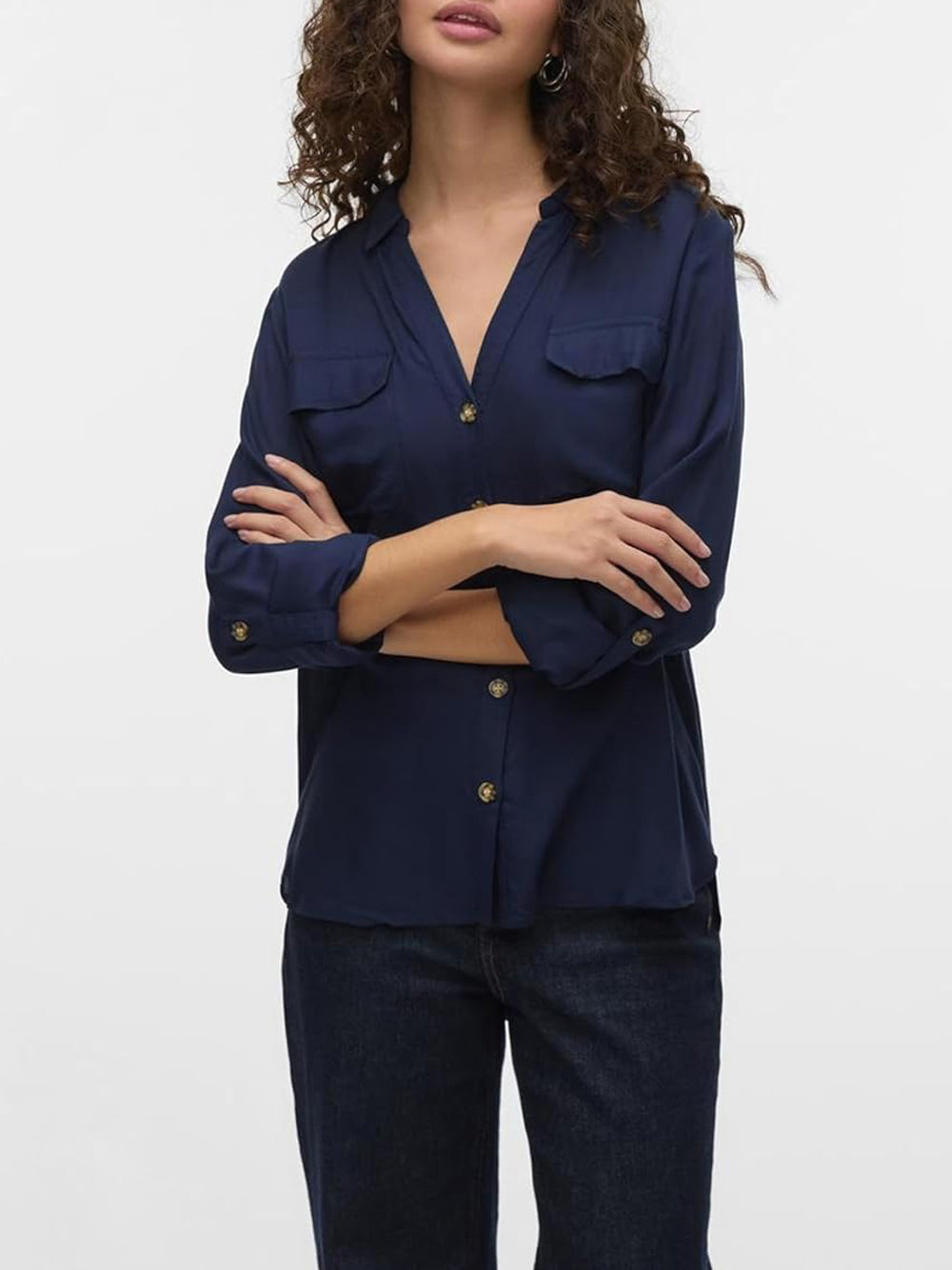 VERO MODA Camicia Donna - Blu modello 10275283