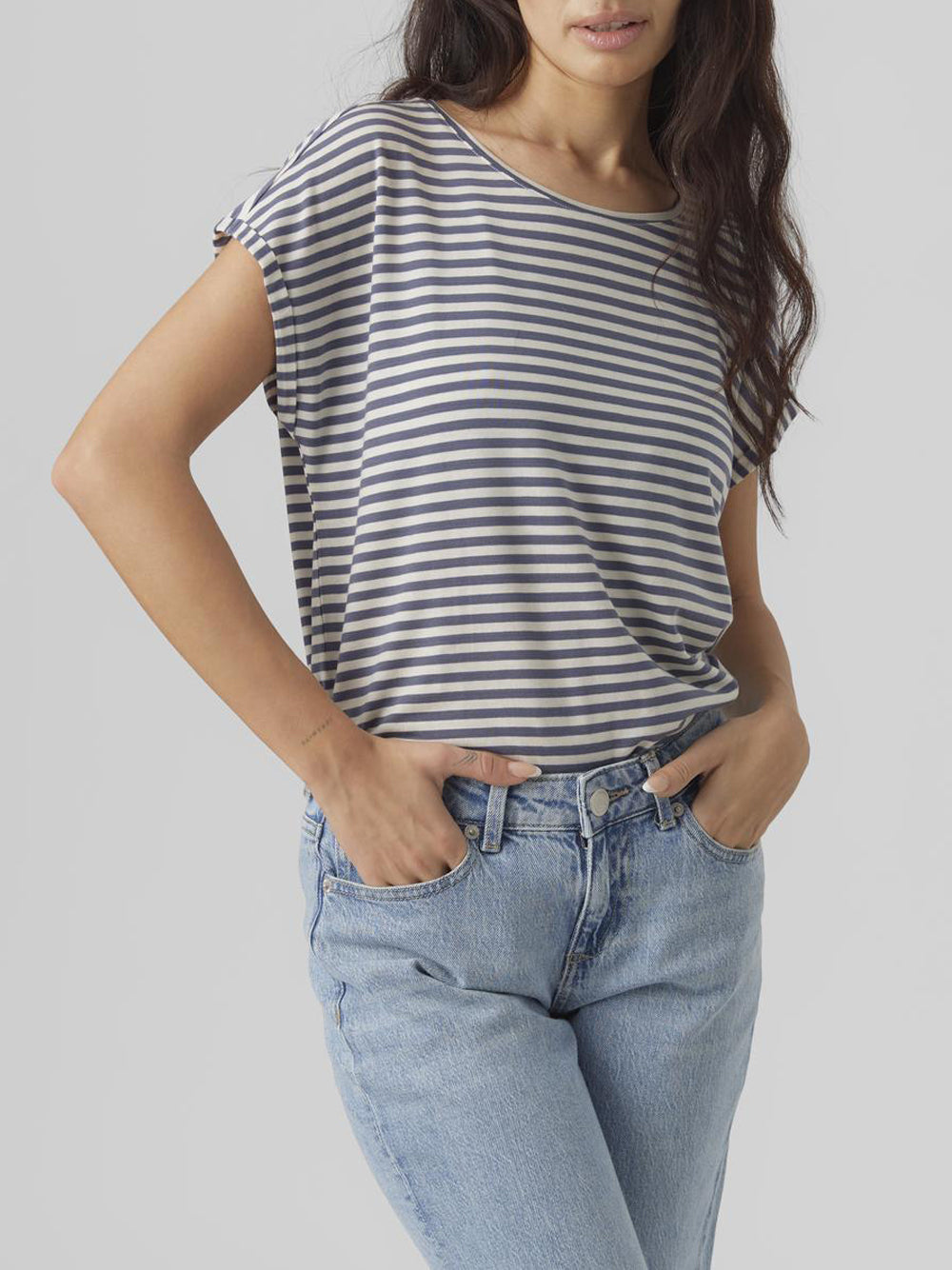 VERO MODA T-shirt Donna - Blu modello 10284469