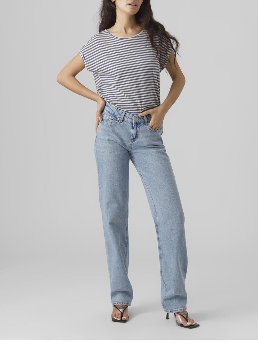 VERO MODA T-shirt Donna - Blu modello 10284469