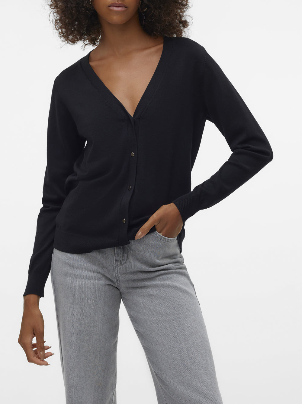 VERO MODA Cardigan Donna - Nero modello 10320456
