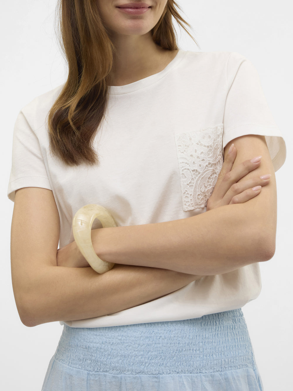 VERO MODA T-shirt Donna - Bianco modello 10321321