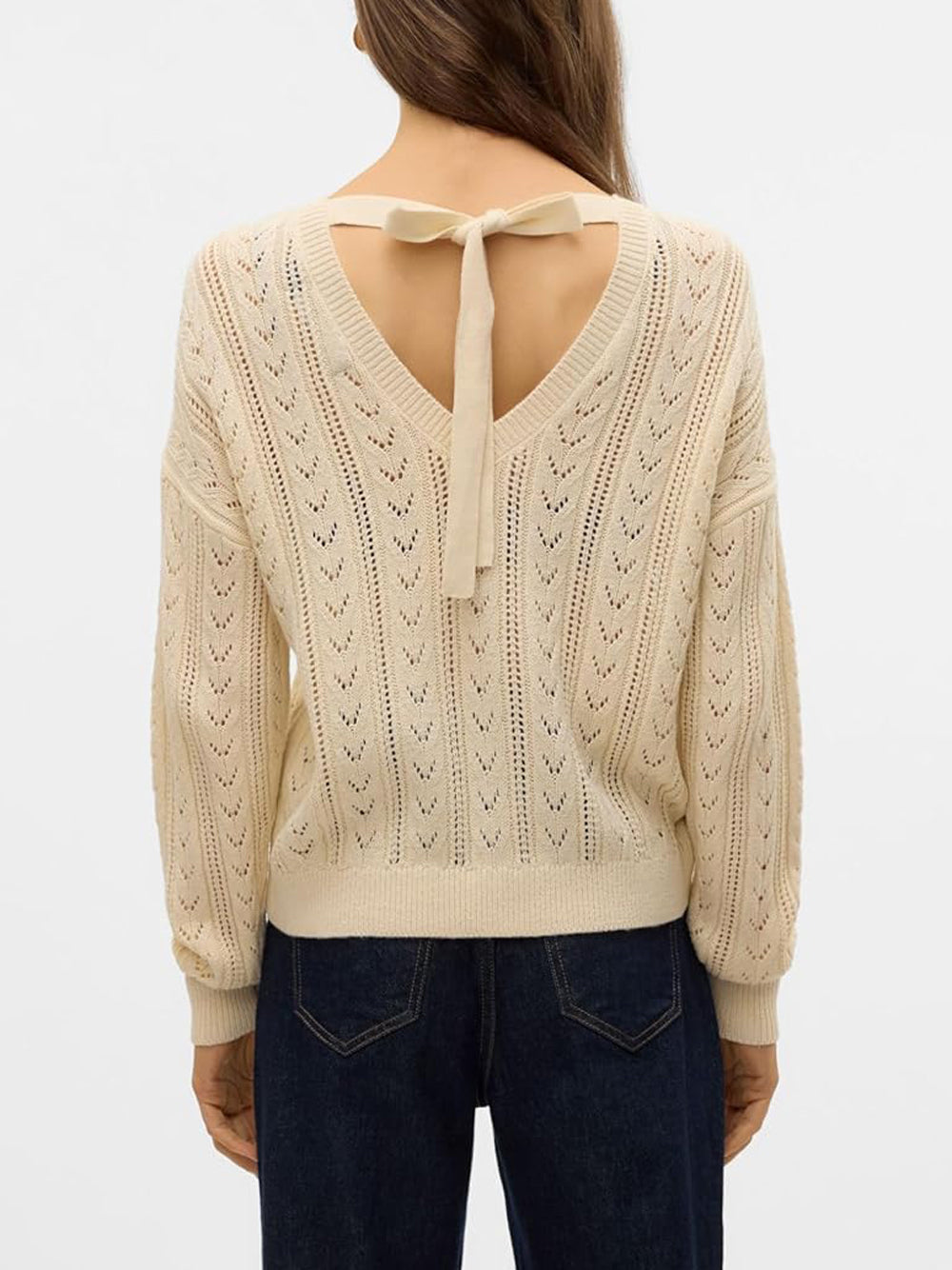 VERO MODA Maglione Donna - Beige modello 10321904
