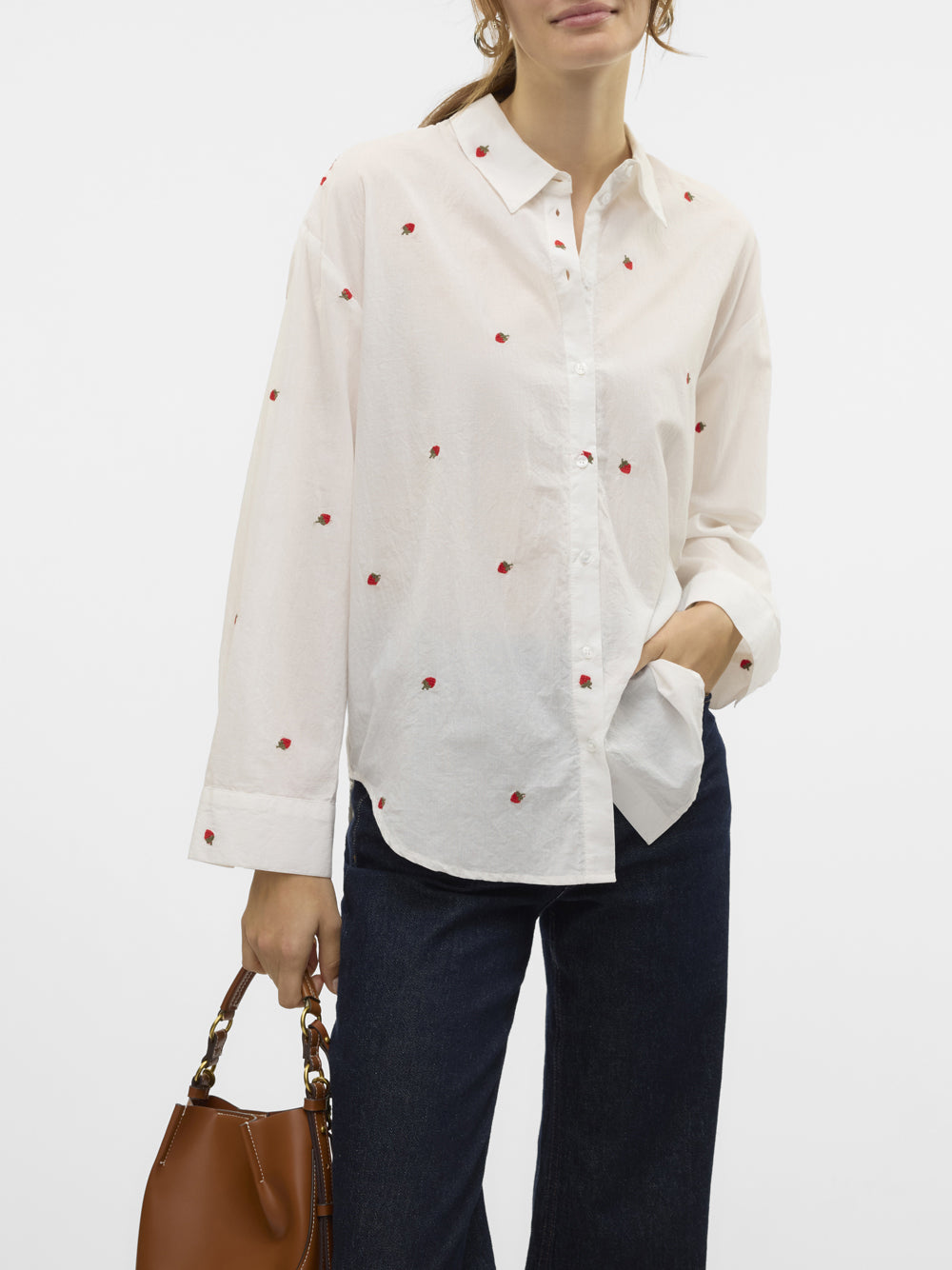 VERO MODA Camicia Donna - Bianco modello 10324629