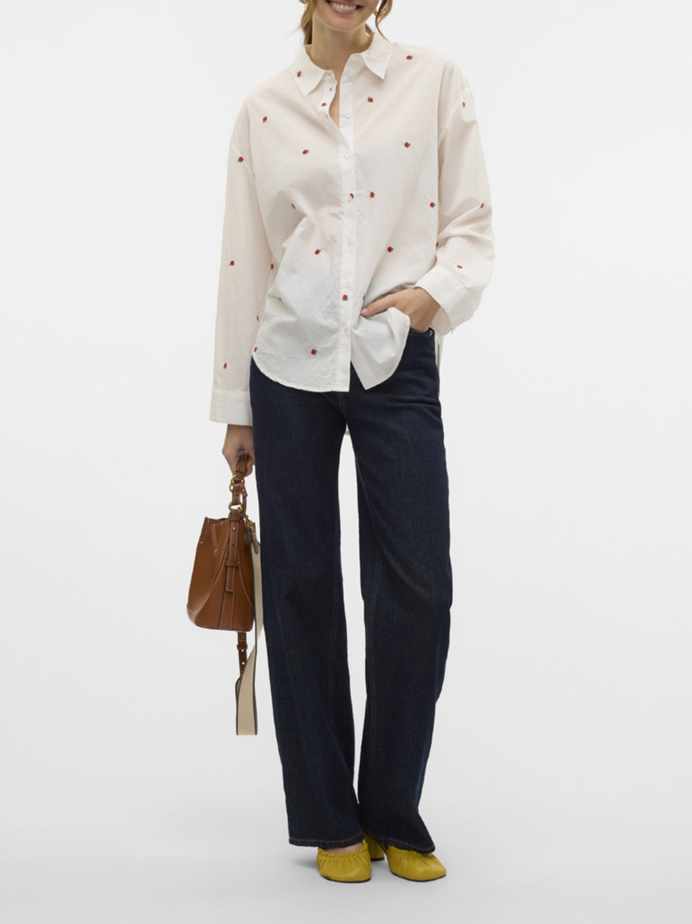 VERO MODA Camicia Donna - Bianco modello 10324629