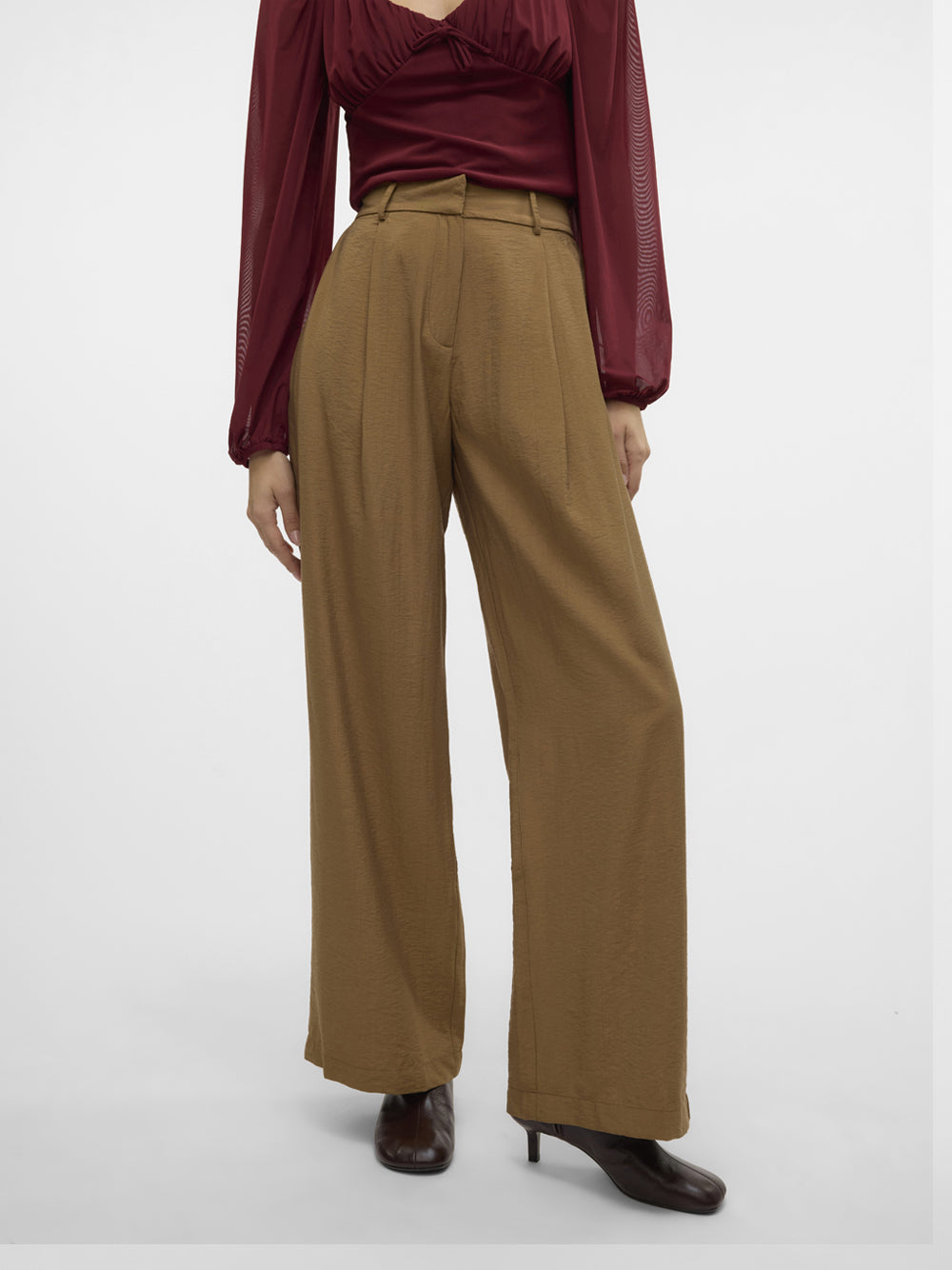 VERO MODA Pantalone Donna - Marrone modello 10326813