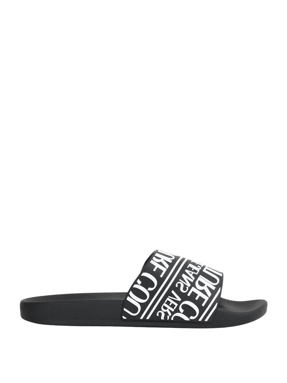 VERSACE JEANS COUTURE Ciabatte slide Uomo - Nero modello 78YA3SQ1