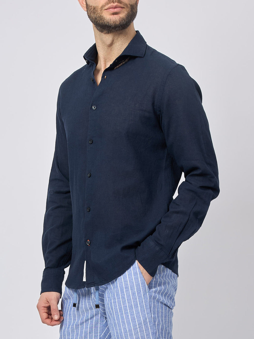 YES ZEE Camicia Uomo - Blu navy modello C505UL00