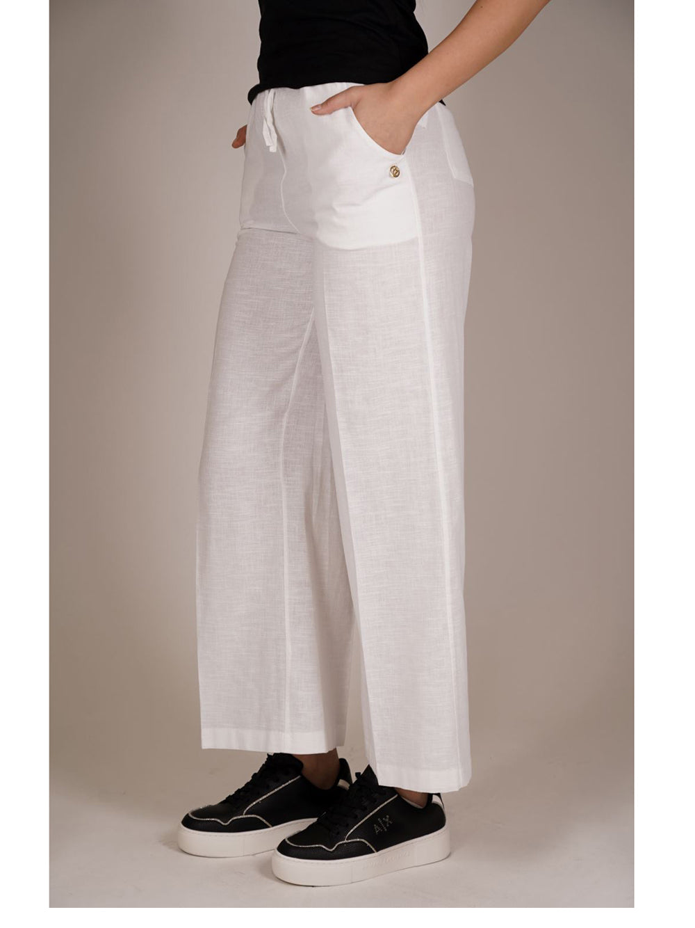 YES ZEE Pantalone Donna - Bianco modello P398J200