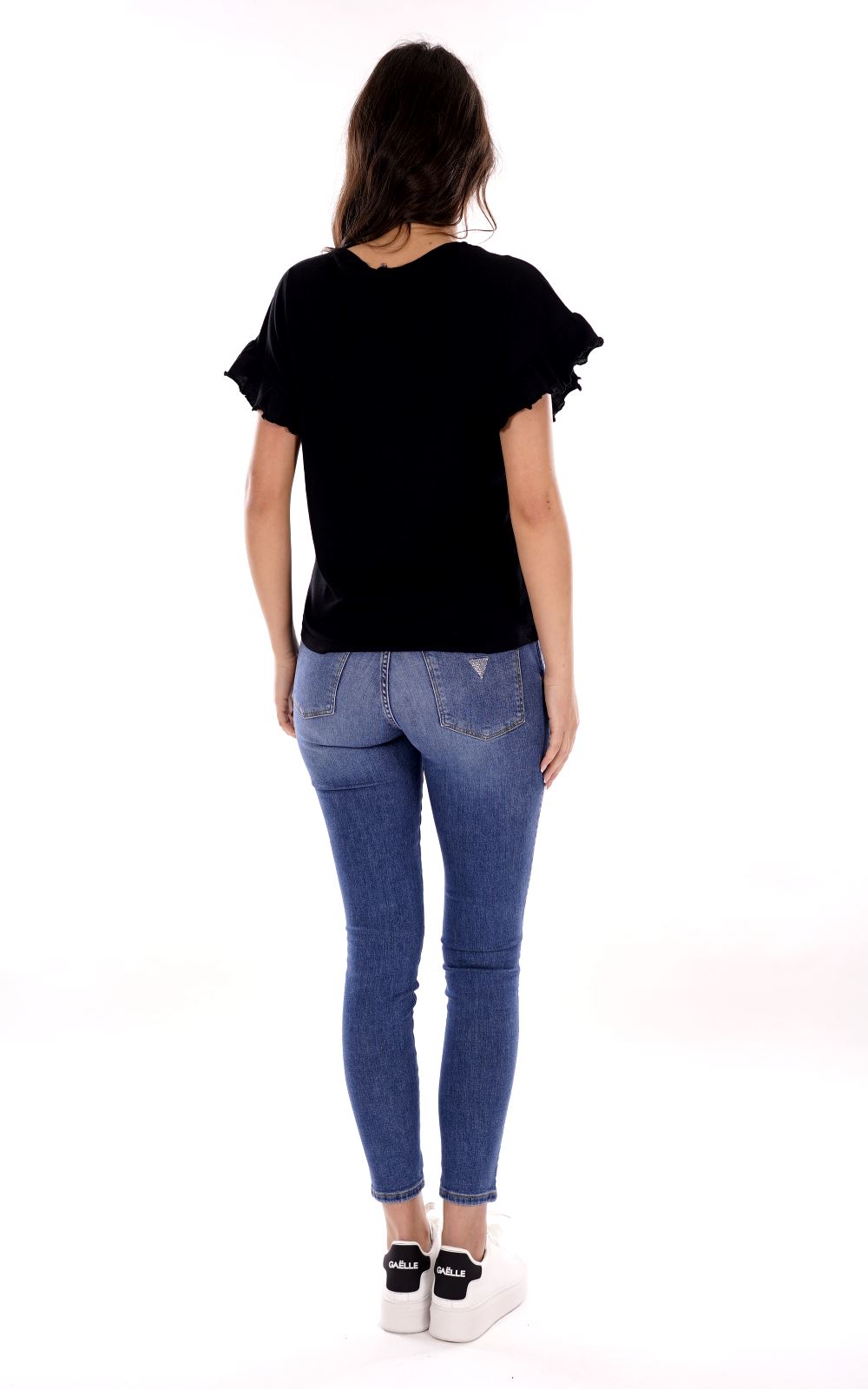 YES ZEE T-shirt Donna - Nero modello T203TL00