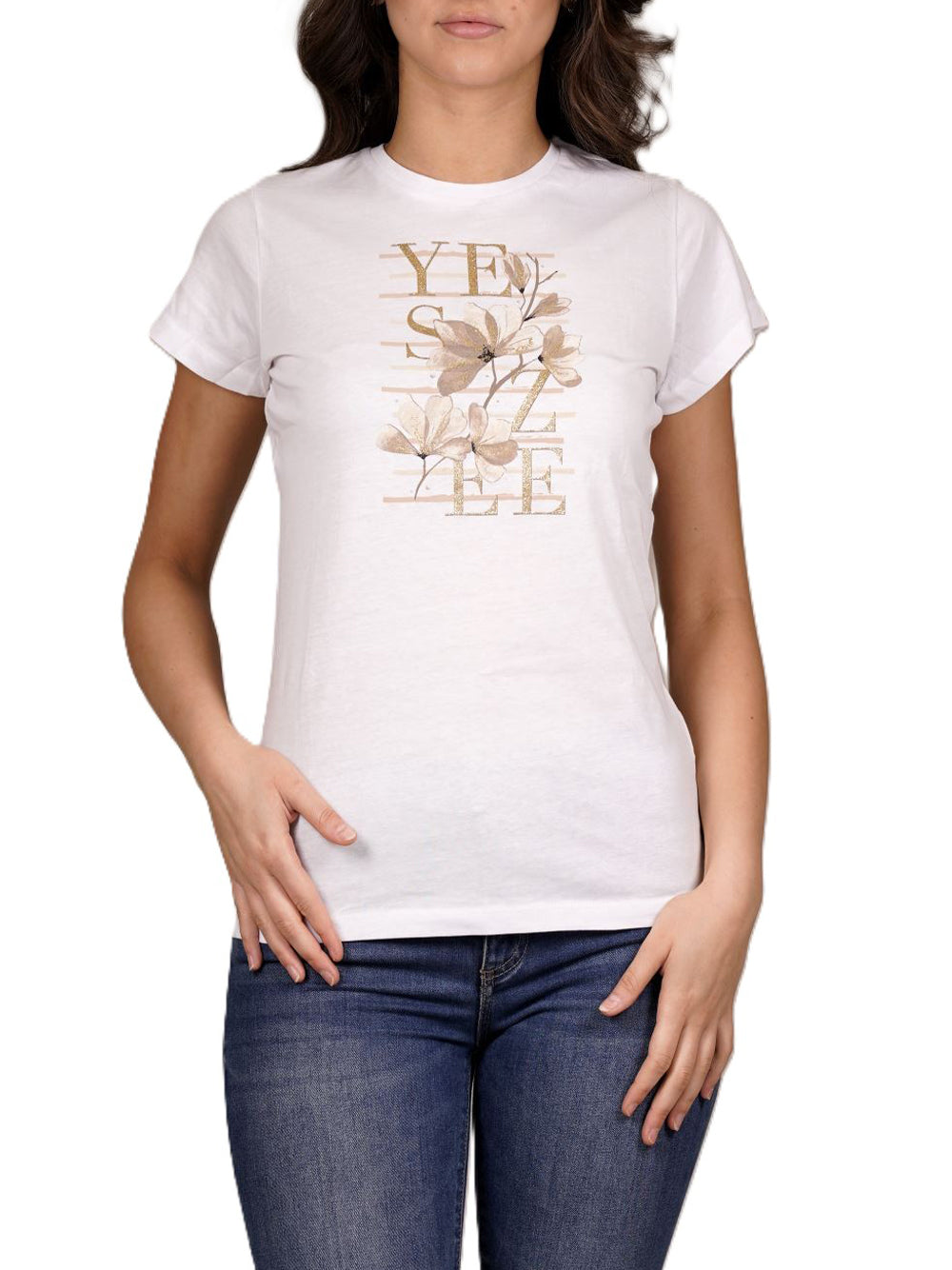 YES ZEE T-shirt Donna - Bianco modello T222T902