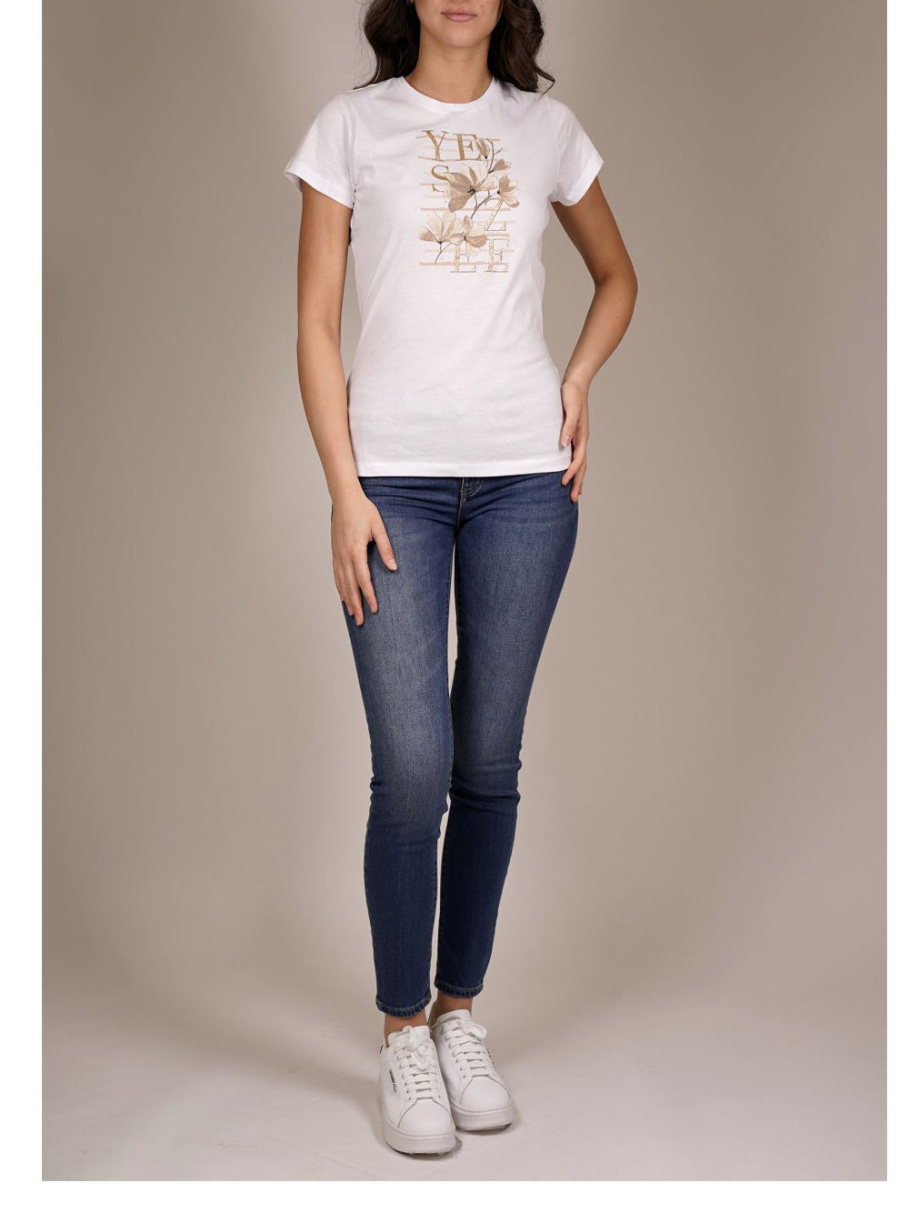 YES ZEE T-shirt Donna - Bianco modello T222T902