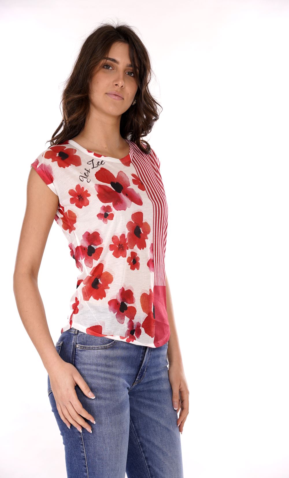 YES ZEE T-shirt Donna - Rosso modello T235Y104