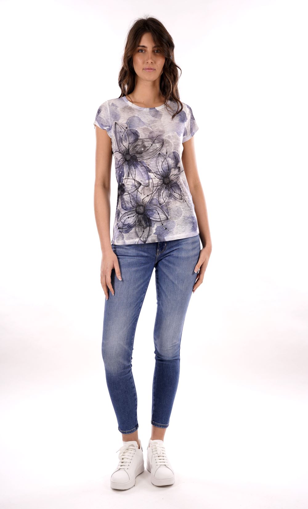 YES ZEE T-shirt Donna - Blu modello T236Y302