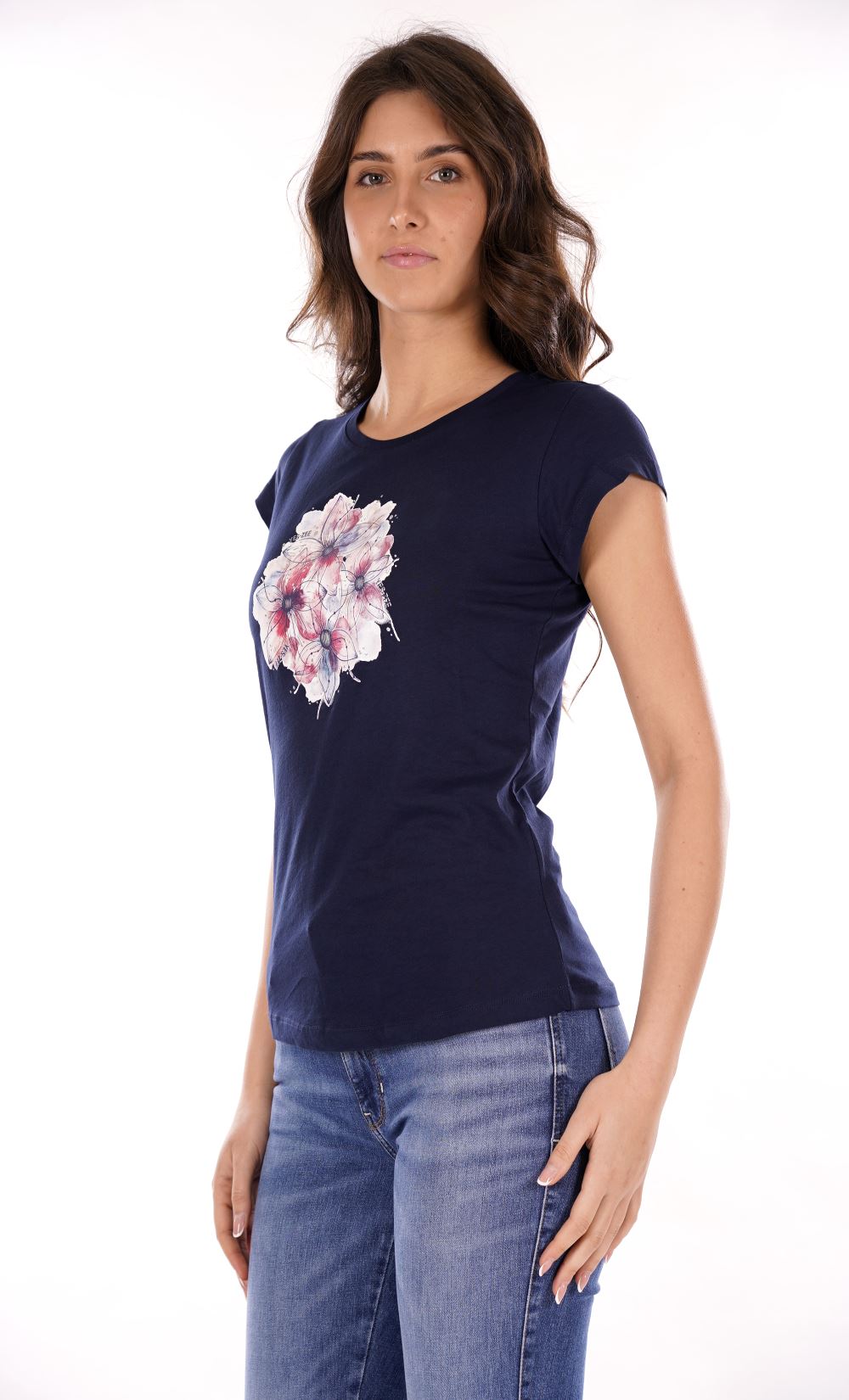 YES ZEE T-shirt Donna - Blu modello T257SG00