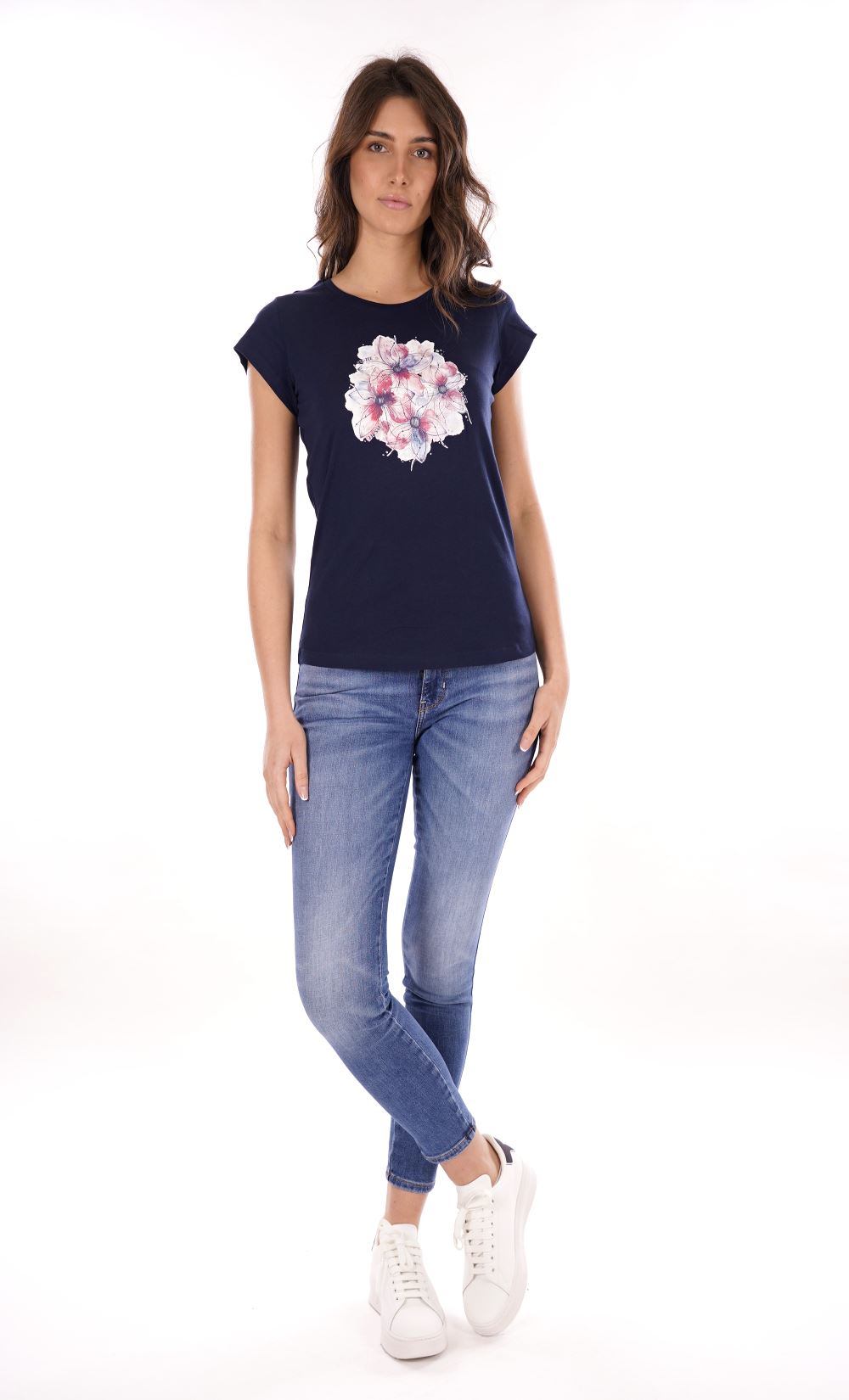 YES ZEE T-shirt Donna - Blu modello T257SG00