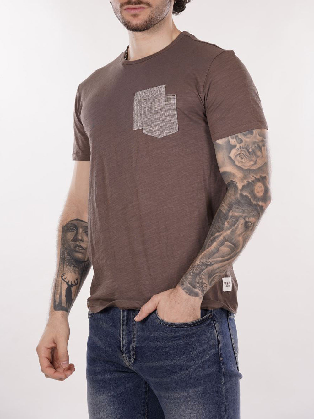 YES ZEE T-shirt Uomo - Moro modello T736S500
