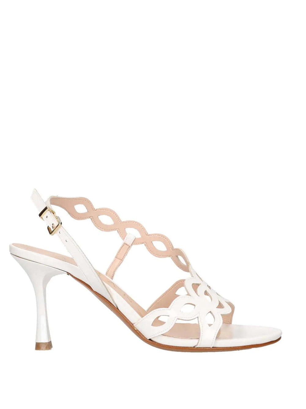 ALBANO Sandali con tacco Donna - Bianco modello 5514