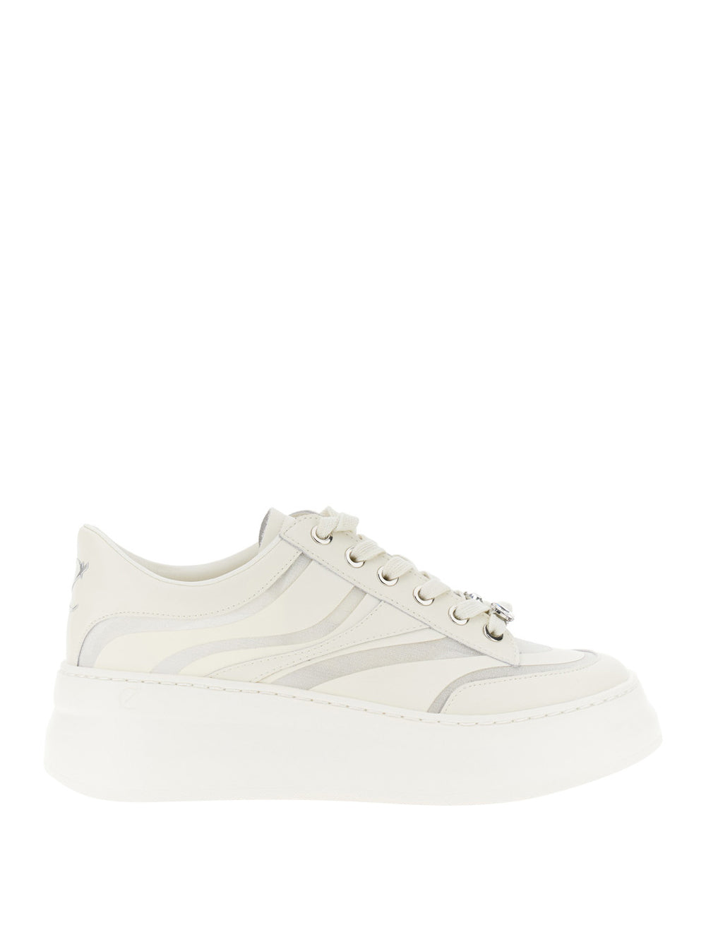 CAFE'NOIR Sneakers platform Donna - Bianco modello C1DS9037