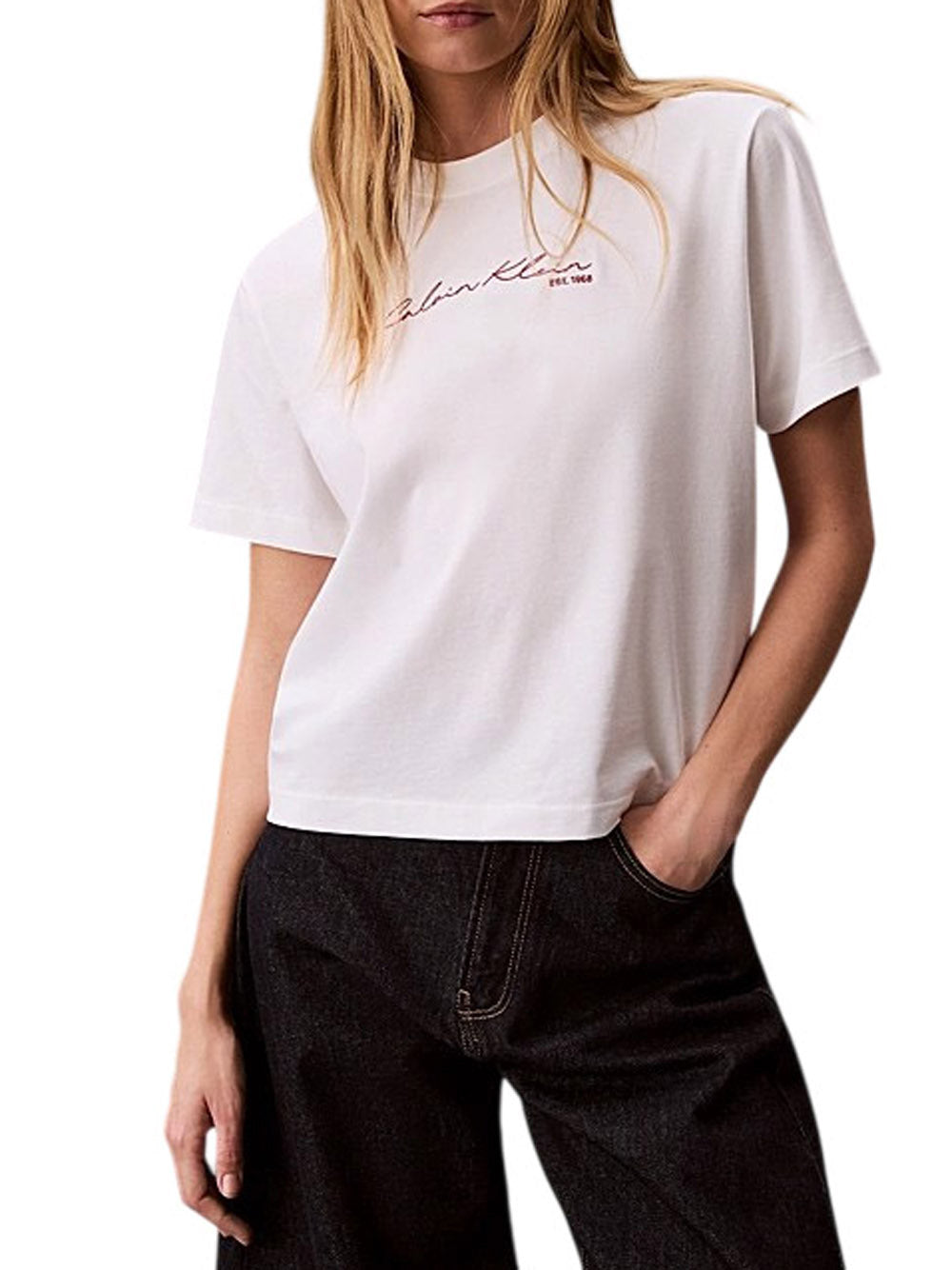 CALVIN KLEIN T-shirt Donna - Bianco modello LV047F820GYAF