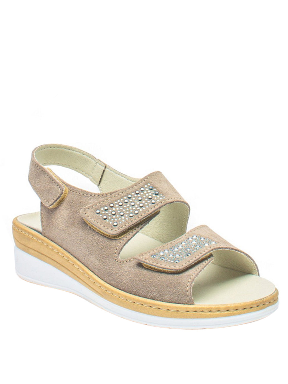 CINZIA SOFT Sandali con zeppa Donna - Taupe modello NE300