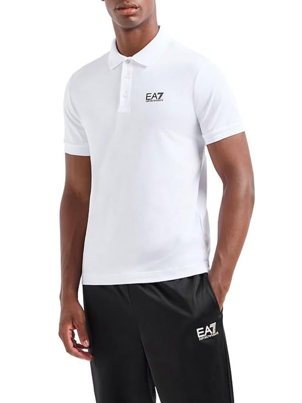 EA7 Polo Uomo - Bianco modello 8NPF14PJVQZ
