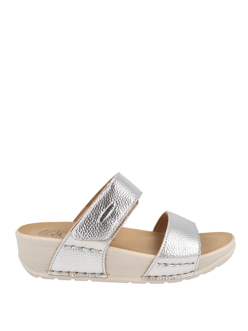 FLY FLOT Sandali con zeppa Donna - Argento modello 380F98 4B