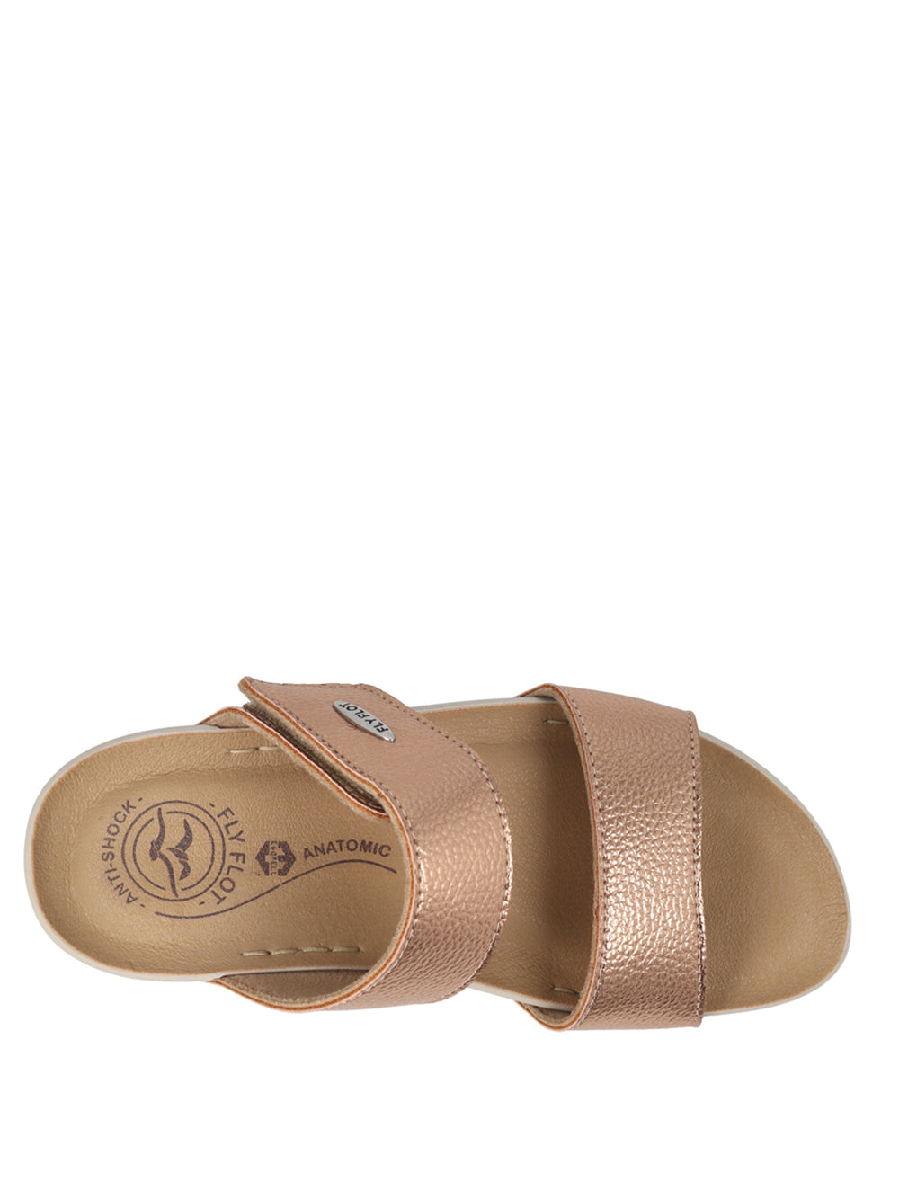FLY FLOT Sandali con zeppa Donna - Oro modello 380F98 4B