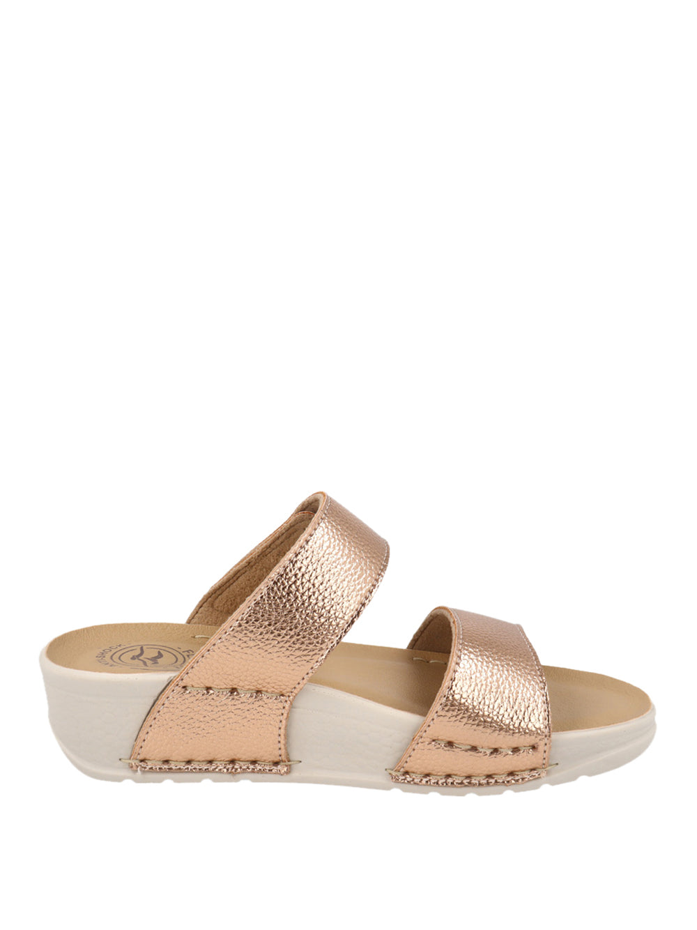 FLY FLOT Sandali con zeppa Donna - Oro modello 380F98 4B