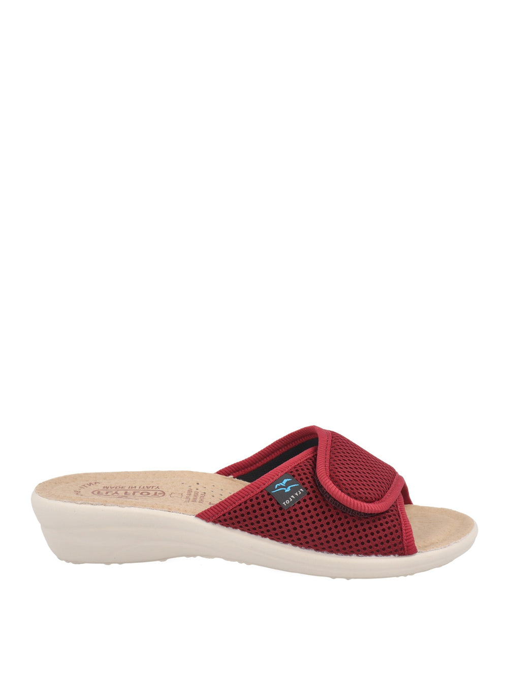 FLY FLOT Ciabatte con strappi Donna - Bordò modello T40413 FE