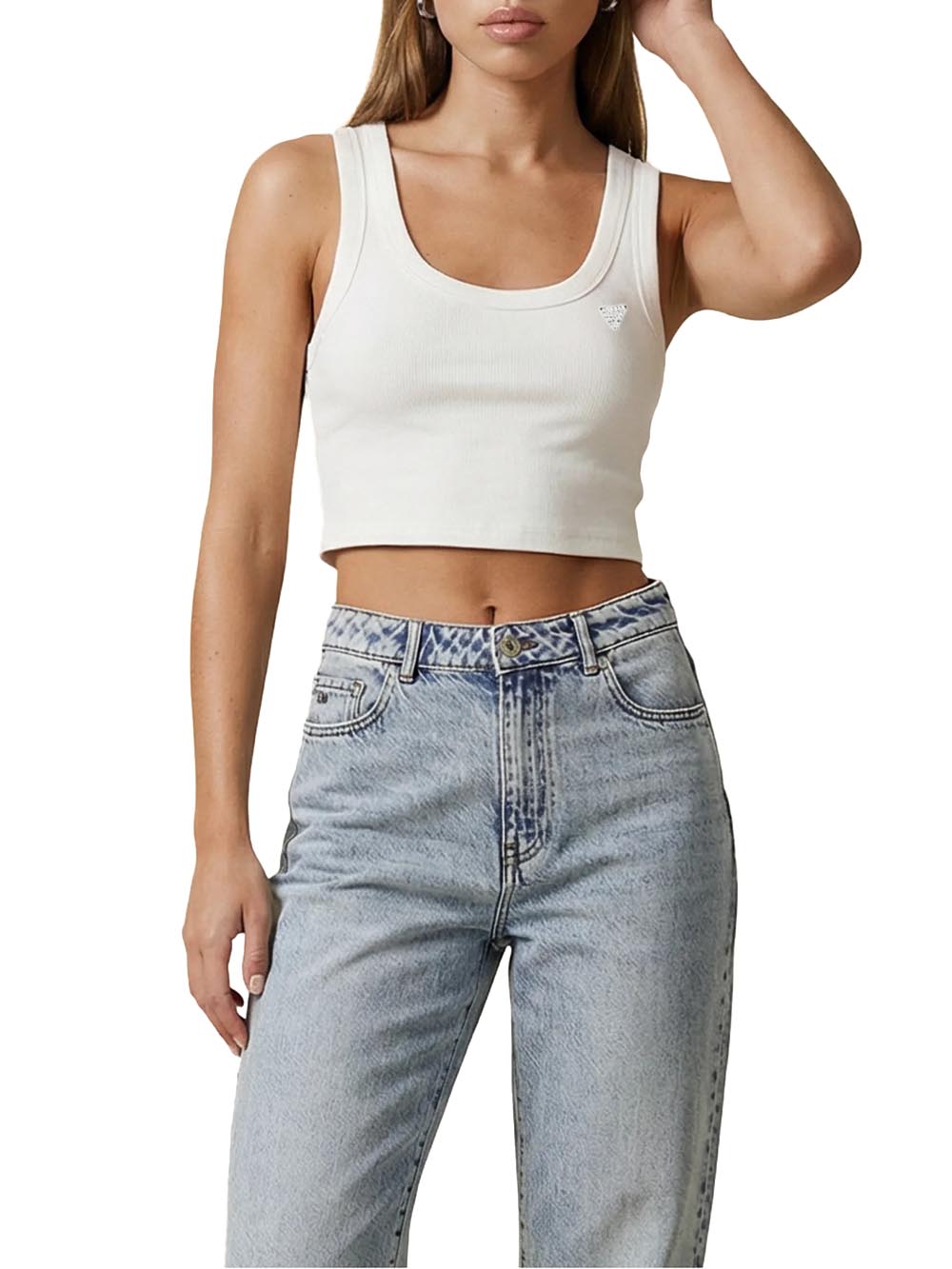 GUESS Top Donna - Bianco modello V6GP07K2987
