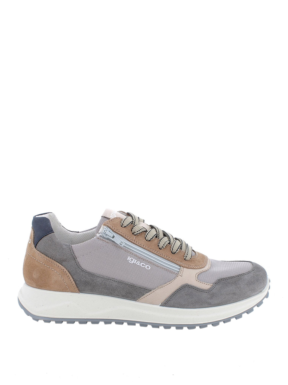 IGI&CO Sneakers con zip Uomo - Grigio modello 1118611