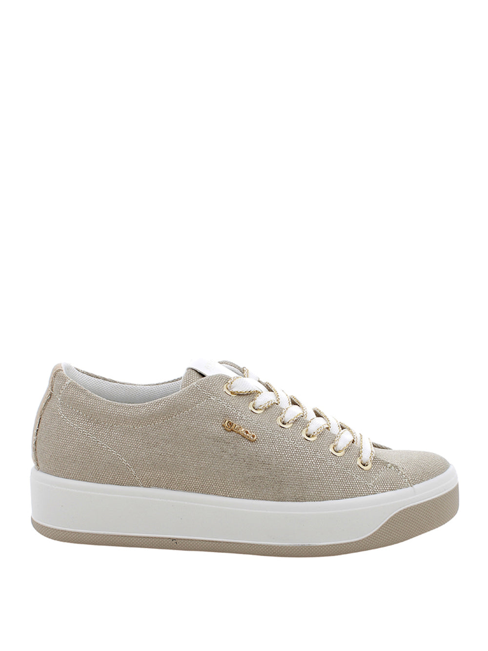 IGI&CO Sneakers platform Donna - Beige modello 1144422