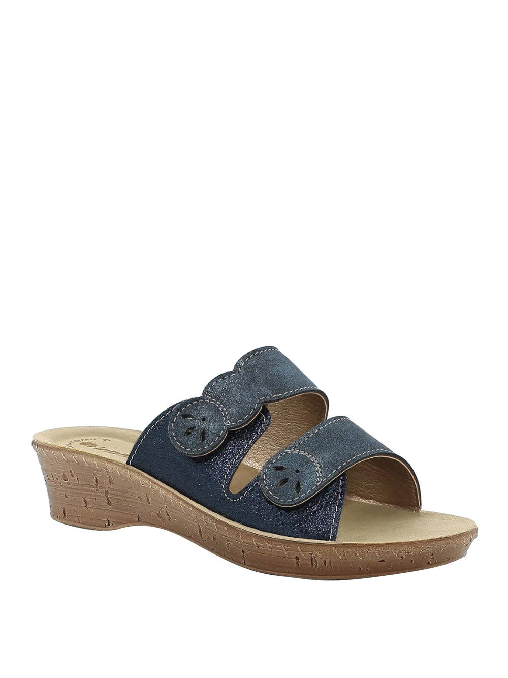 INBLU Ciabatte con strappi Donna - Blu modello 2693SC904