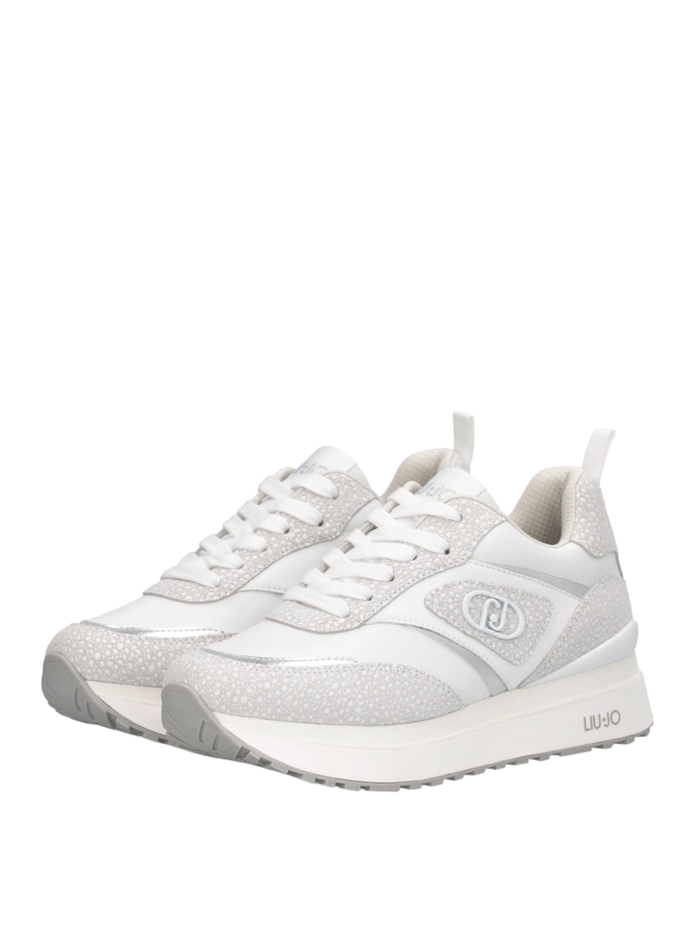 LIU.JO Sneakers platform Donna - Bianco modello BA6007PX8080