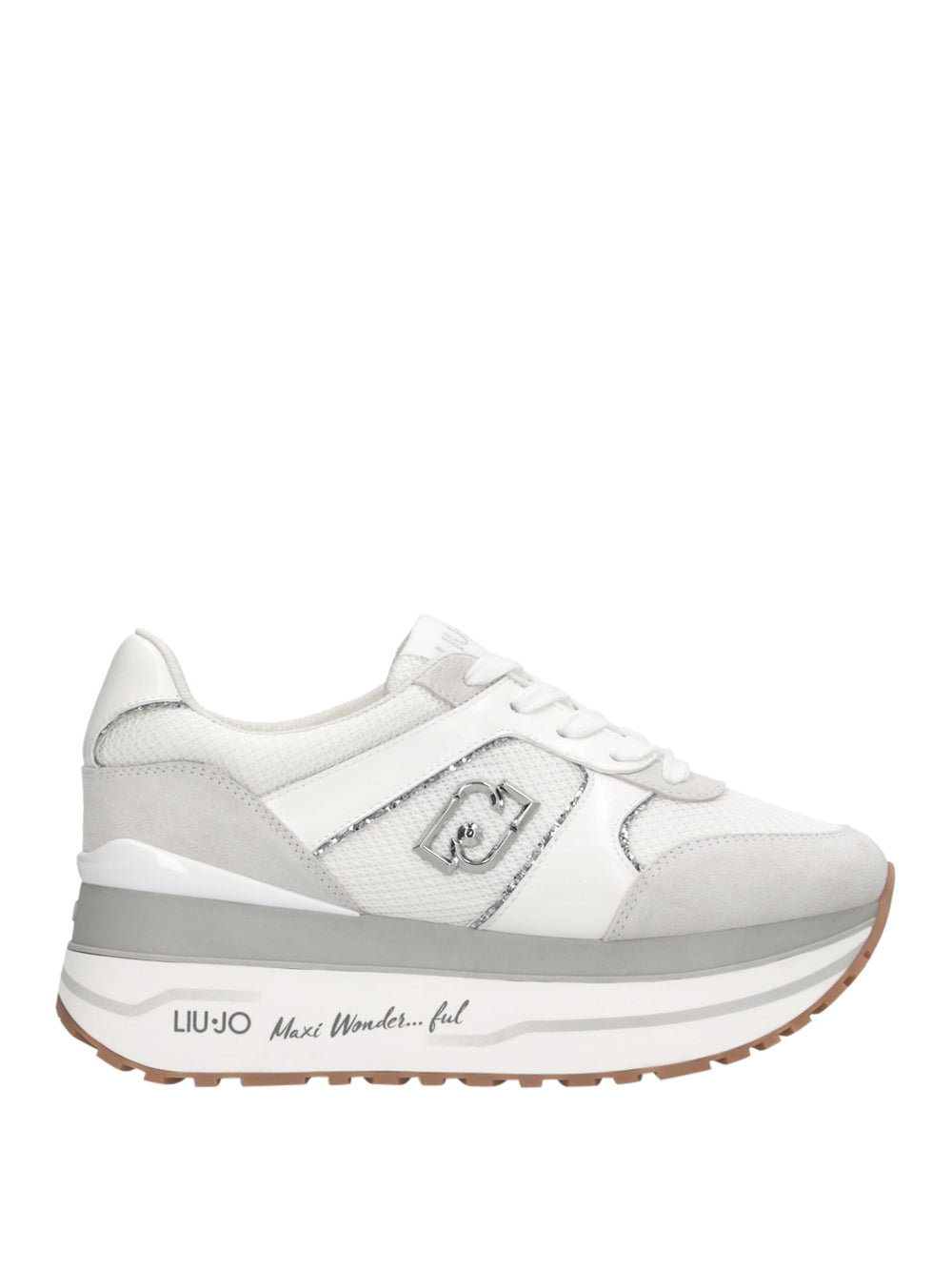LIU.JO Sneakers platform Donna - Bianco modello BA6019PX8050