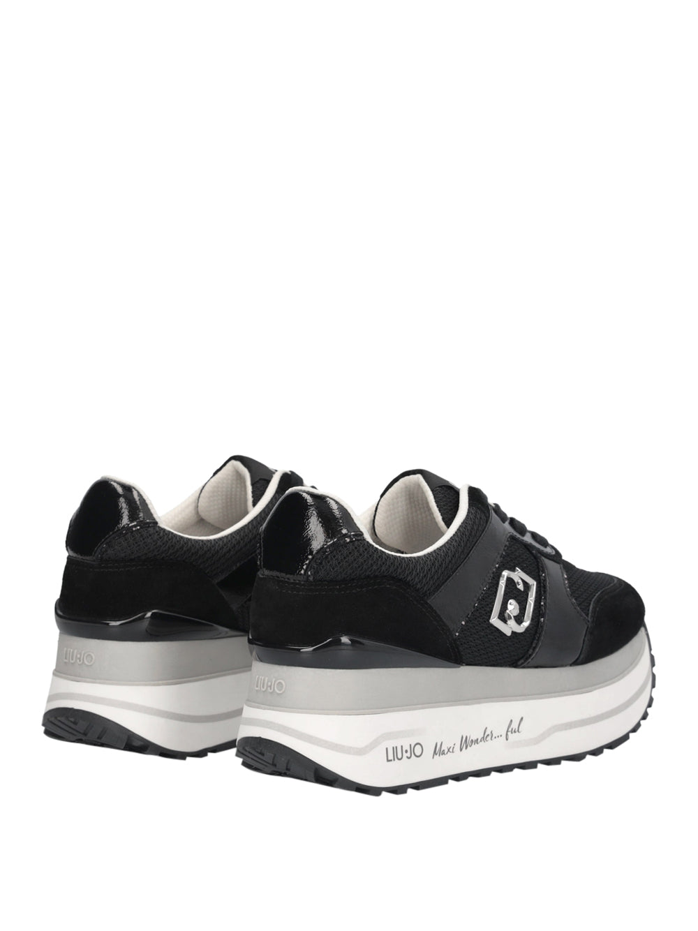 LIU.JO Sneakers platform Donna - Nero modello BA6019PX8052