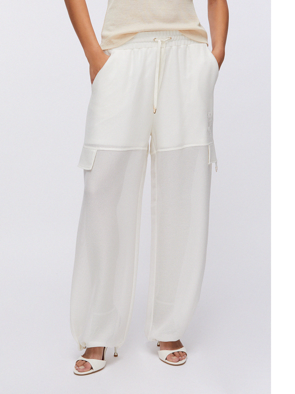 LIU.JO Pantalone Donna - Bianco modello TA6234T290A
