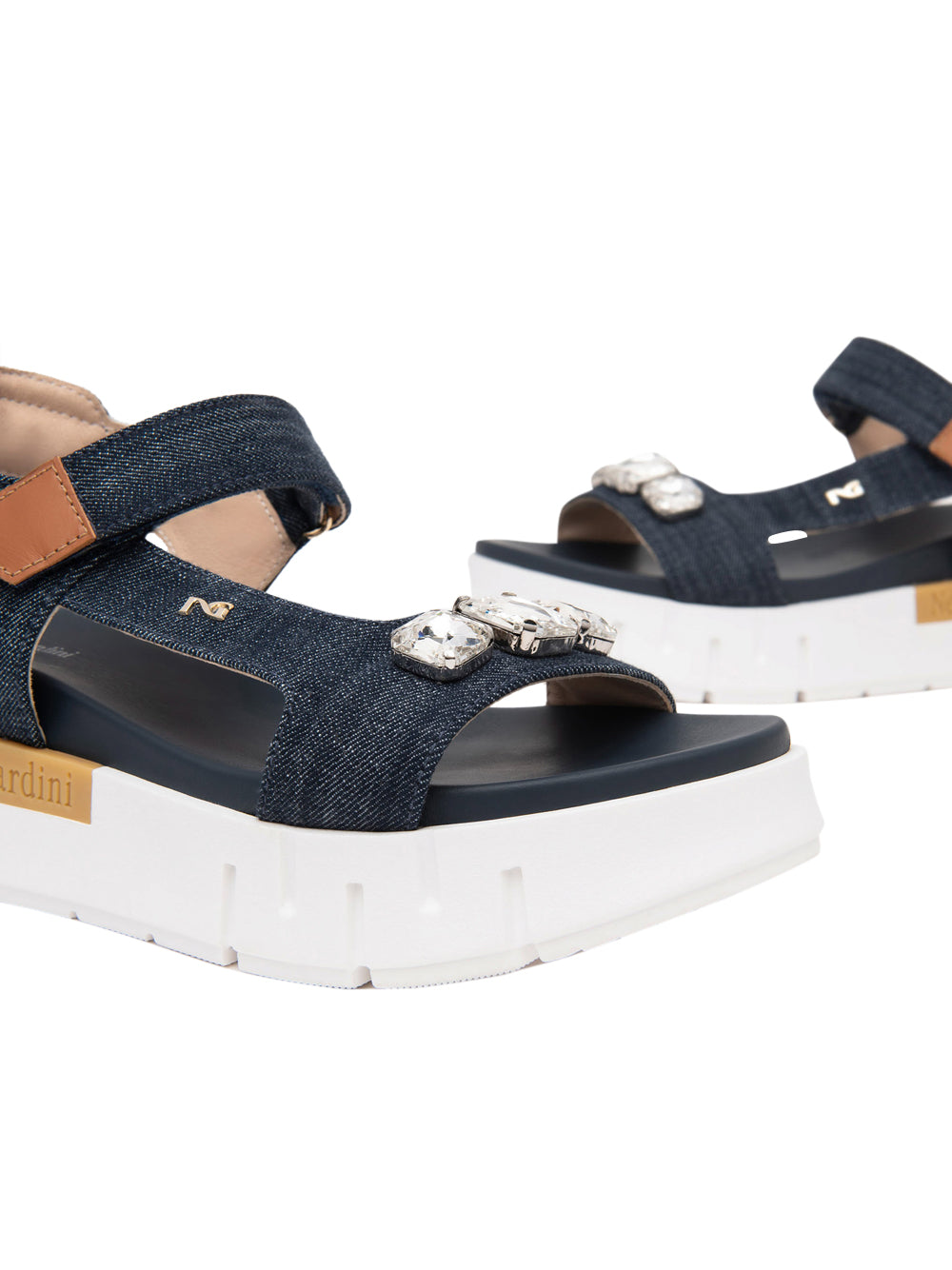 NERO GIARDINI Sandali platform Donna - Blu modello E513691D